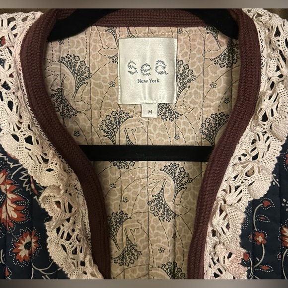 Sea New York Jackets & Blazers - Sea New York Blue Robina Quilted Jacket